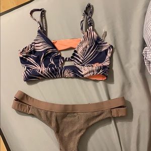 Billabong bikini top and bottom